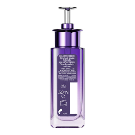 L’Oréal Paris Revitalift Filler Sérum Antiarrugas Rellenador con Ácido Hialurónico y PDRN+, para Rostro, 30 ml