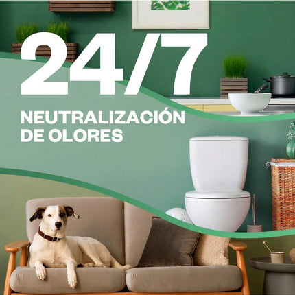 Air Wick Active Fresh Recambio Difusor Automático Aire Fresco & Algodón 228 ml, Ambientador Líquido para Casa, Hasta 70 Días, Libre de Ftalatos, Propulsores y Colorantes
