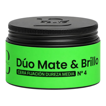Beliz Dúo Mate & Brillo Nº4 Cera de Peinado, Fijación Dureza Media, Acabado Mate y Brillante, Cera Capilar para Moldear y Definir el Cabello