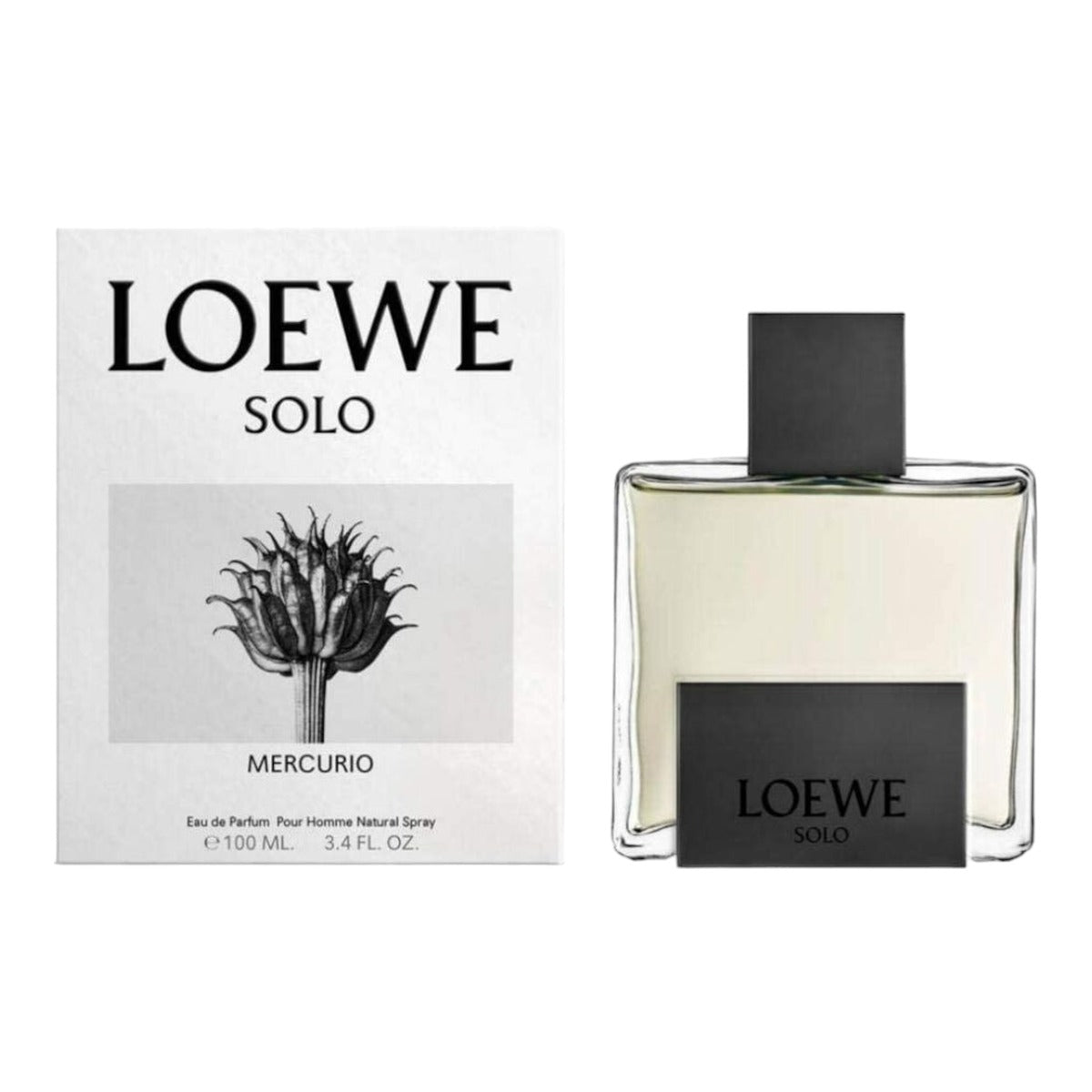 LOEWE Perfumes Solo Mercurio Eau de Parfum Perfume for Men 100 ml