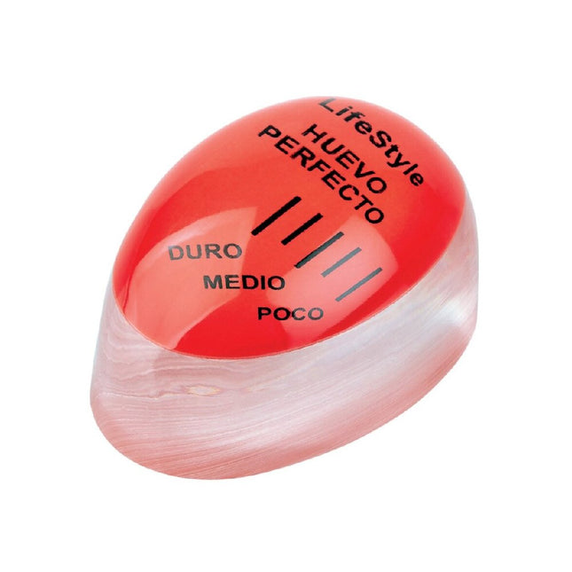 Color Changing Egg Timer Cooking Tool for Hard and Soft Boiled Eggs Red Timer 