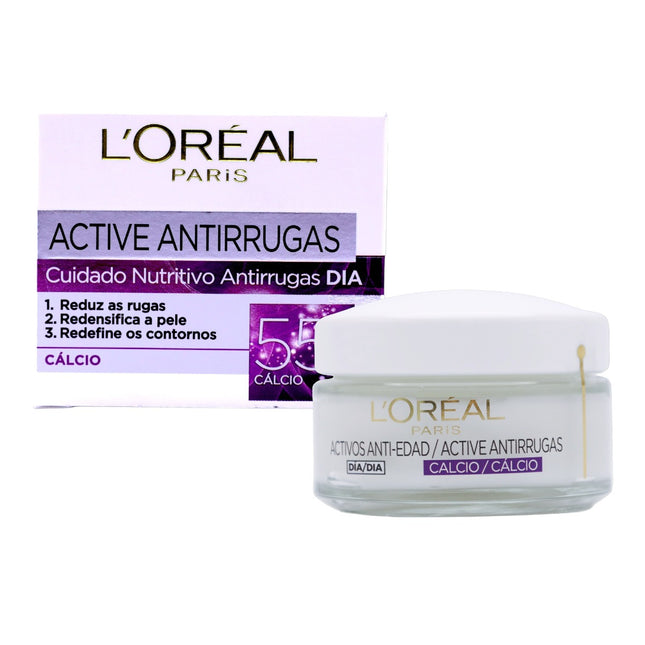 L'ORÉAL PARIS Expert crema anti-arrugas densificadora de día 55+ calcio tarro 50 ml
