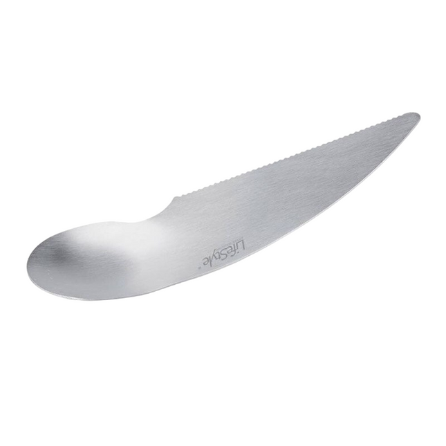 Cuchara de Acero Inoxidable de Grado Alimenticio Para kiwi Cuchillo Dentado Para Pelar Aguacate Herramienta para Cortar Frutas Accesorios de Cocina