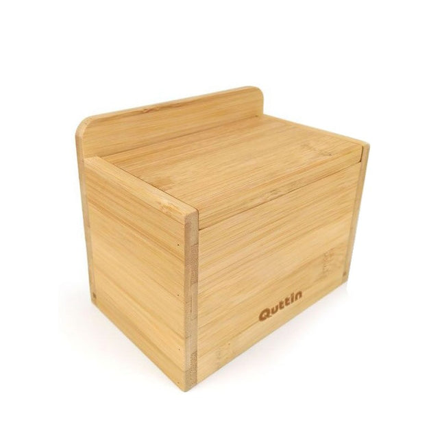 QUTTIN Salt Shaker with Bamboo Lid Ideal for use as a sugar bowl and salt shaker 
