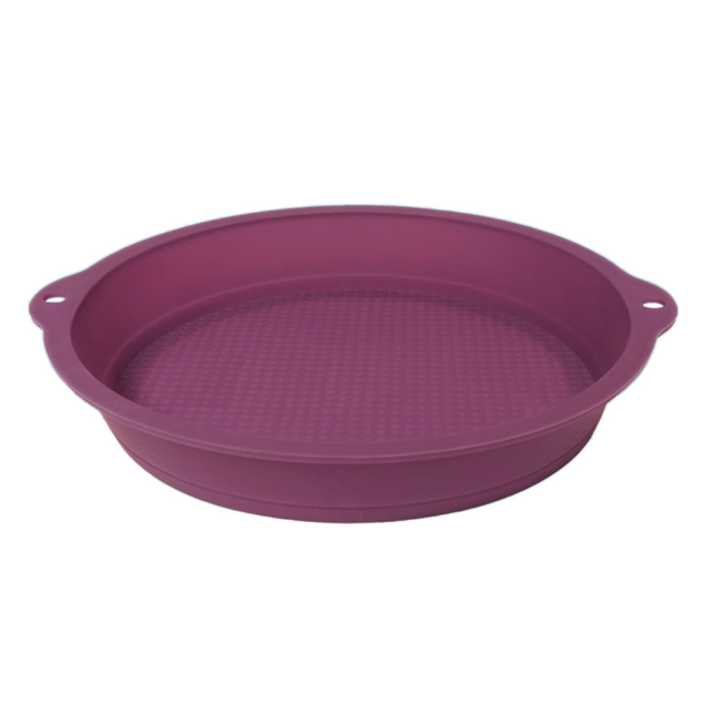 Molde silicona tarta redonda VIOLETT Ø20 x 4,5 cm Temperatura máxima en hornos y microondas domésticos: +250 ℃