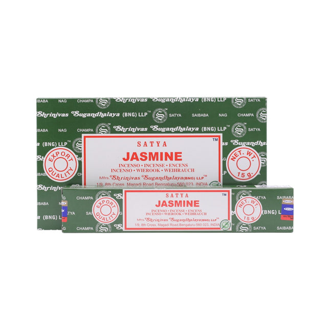 Satya Pack 12 cajitas 15g de Incienso Jasmine
