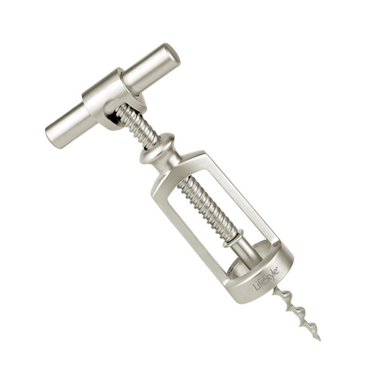 Wine Cellar Corkscrew Spigot Chromed Steel Waiter's Corkscrew 