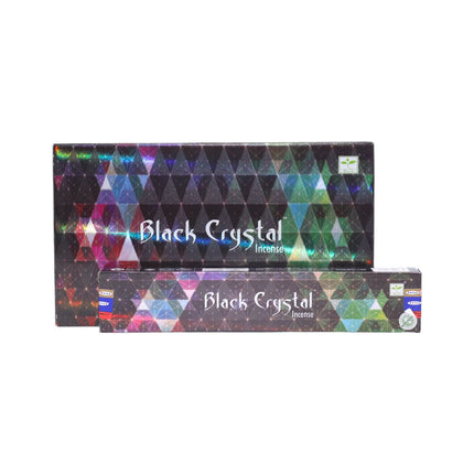Satya Pack de 12 cajitas  15g de Incienso Black Crystal