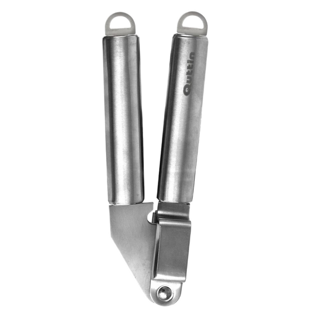 QUTTIN Prensa de ajo de cocina picadora de ajo trituradora de jengibre exprimidor de pelador prensador de ajo resistente triturador de ajo fácil de limpiar y duradero Prensa ajos