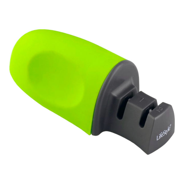 Afilador de facas Afilador manual de cuchillos de mango de silicona