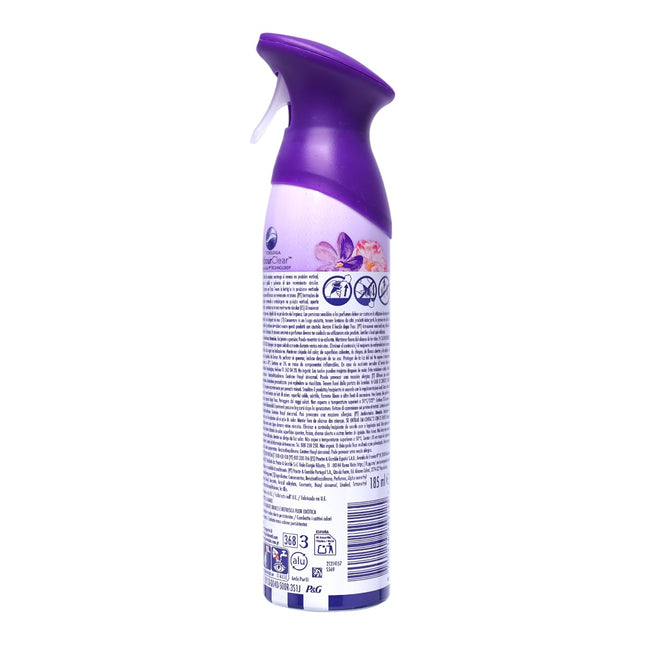 Ambi Pur Ambientador en spray Air Mist Lenor Flores Exóticas 185 ml – Elimina olores y perfuma el hogar 2 en 1