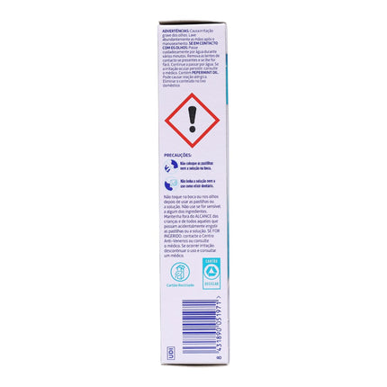 Polident Blanqueador Pastillas Limpiadoras para Prótesis Dentales, 30 Pastillas, Limpieza Diaria, Acción Desinfectante, Frescor a Menta, Ayuda a Eliminar Manchas y Mantener el Blanco Natural