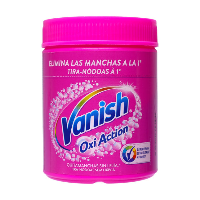 Vanish Oxi Action Quitamanchas en Polvo – Potenciador del Lavado para Blancos y de Color, Sin Lejía, Actúa desde el 1er lavado 480 g
