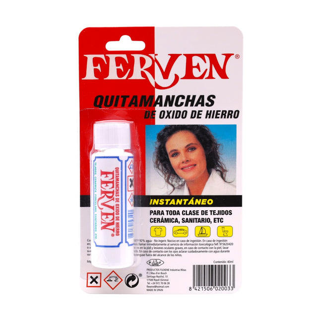 Flexene Quitamanchas Óxido de Hierro en ropa y cerámicas etc 40 ml