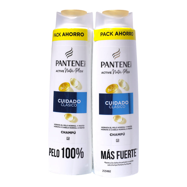 Pantene Pro-V Cuidado Clásico Champú Pack Ahorro 2 x 325 ml