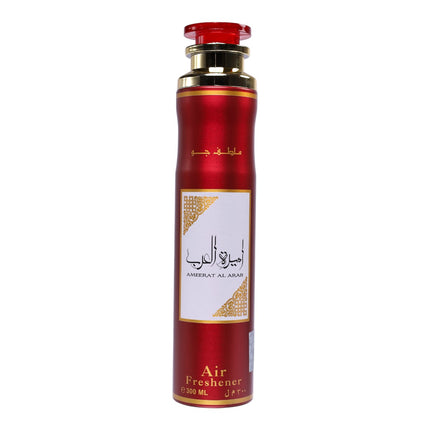 Lattafa Ameerat Al Arab – Ambientador en Spray 300 ml | Air Freshener oriental para el hogar, coche y tejidos | Perfume árabe intenso que neutraliza olores