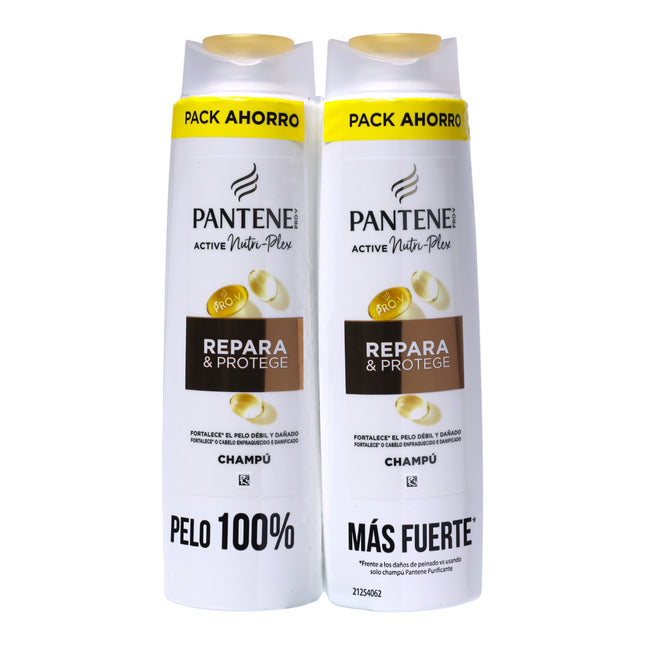 Pantene Pro-V Repara & Protege Champú Pack Ahorro 2×325 ml – Cabello Débil y Dañado