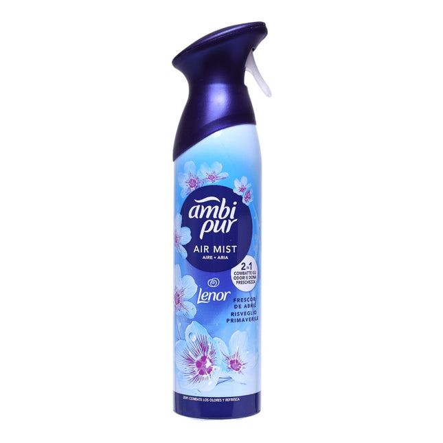 Ambi Pur Air Mist Lenor Frescor de Abril Ambientador en Spray 185 ml