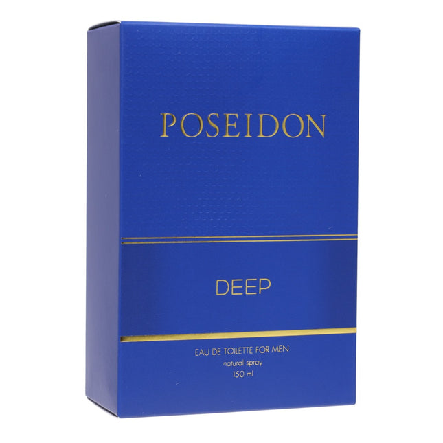 Poseidon Deep Eau de Toilette para Hombre 150 ml – Perfume Masculino Fresco y Marino – Fragancia Intensa y Refrescante para Uso Diario