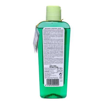 Babaria Bálsamo Corporal Aloe Puro 100% 250 ml – Calmante y Reparador, 100% Vegano