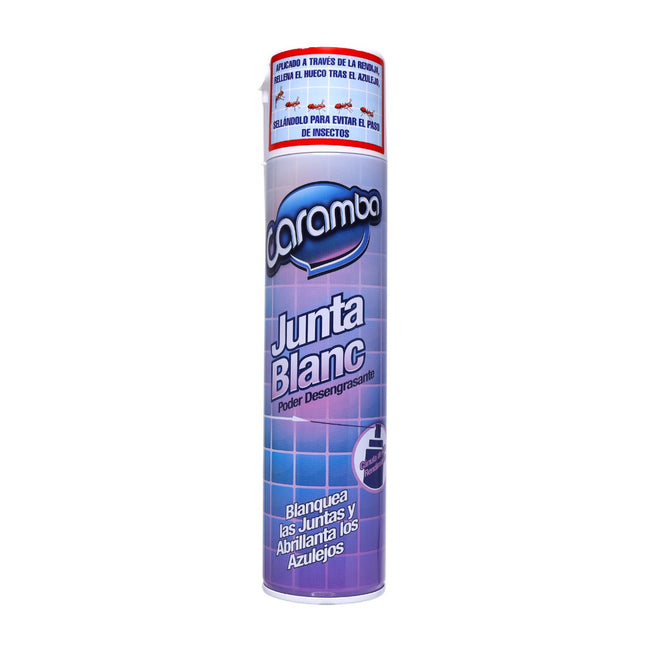 Caramba Junta Blanc Poder Desengrasante 400 ml – Blanqueador de juntas para azulejos, Limpiador de azulejos