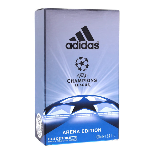 Adidas UEFA Champions League Arena Edition Eau de Toilette para hombre 100 ml | Fragancia fresca cítrico-aromática | Spray oficial ideal para uso diario
