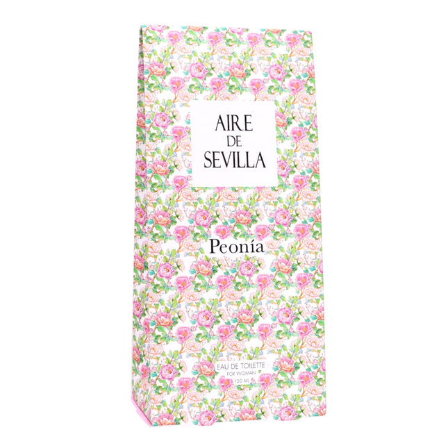 Aire de Sevilla Peonía Eau de Toilette para Mujer 150 ml – Perfume Femenino Floral de Peonía – Fragancia Fresca, Suave y Elegante para Uso Diario