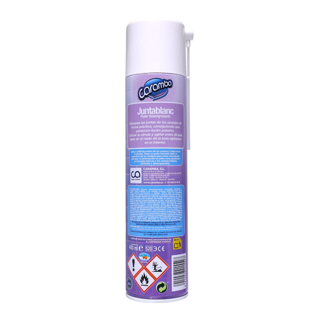 Caramba Junta Blanc Poder Desengrasante 400 ml – Blanqueador de juntas para azulejos, Limpiador de azulejos