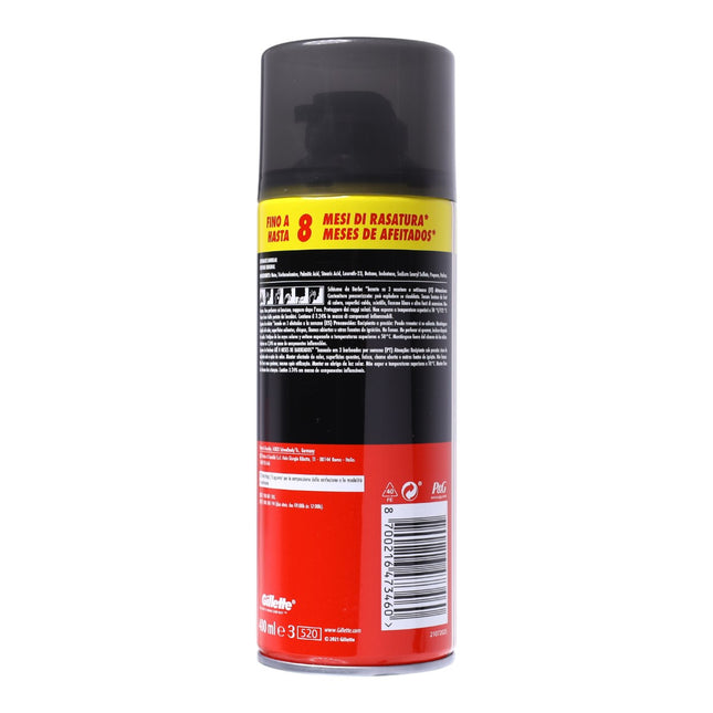 Gillette Espuma de afeitar Perfume Original 400 ml – afeitado suave y protección diaria de la piel
