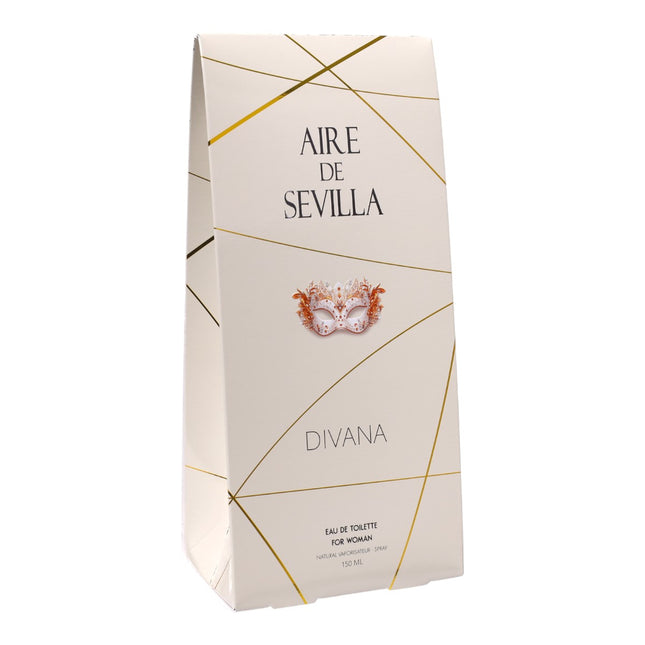 Aire de Sevilla Divana Eau de Toilette para Mujer 150 ml – Perfume Femenino Elegante y Floral, Fragancia Suave y Sofisticada para Uso Diario