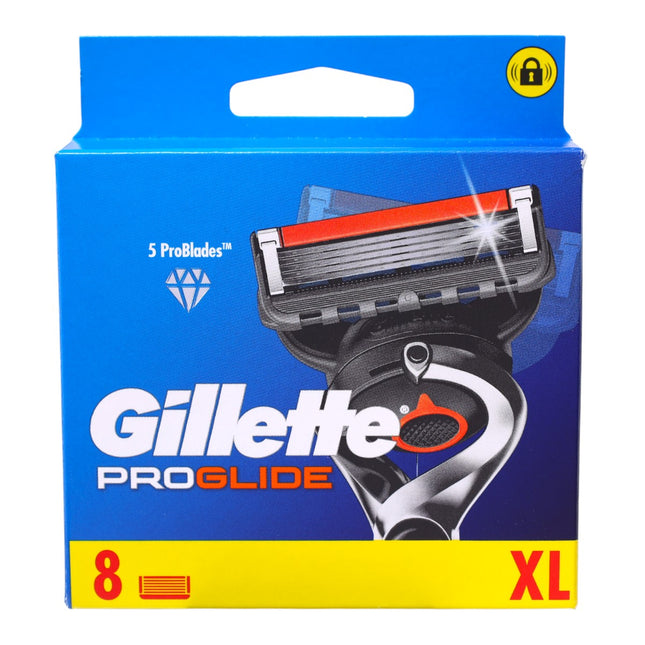 Gillette ProGlide Recambios de Cuchillas de Afeitar – Pack XL 8 Cuchillas – 5 ProBlades™, Afeitado Preciso y Suave – Compatible con Mangos ProGlide y Fusion