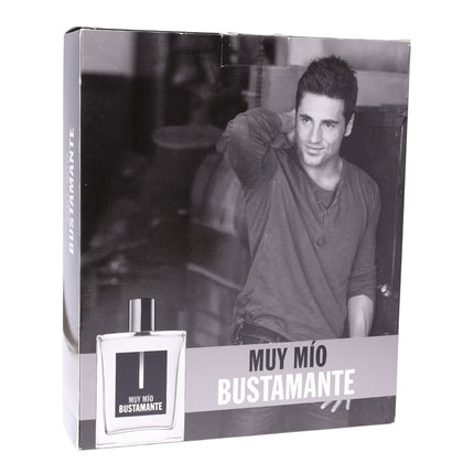 Cofre Perfume Hombre Muy Mío Bustamante Eau de Toilette 100 ml + After Shave Bálsamo 75 ml – Estuche de Regalo Masculino elegante y actual para uso diario o ocasiones especiales