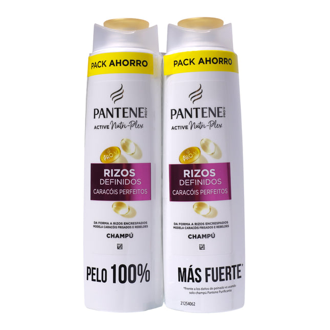 Pack Ahorro Champú Pantene Pro-V Rizos Definidos Active Nutri-Plex 2 x 325 ml