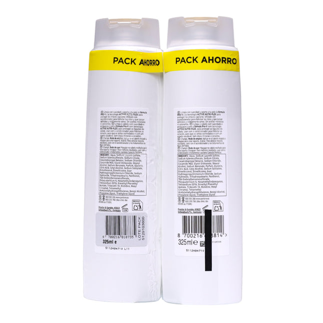 Pack Ahorro Champú Pantene Pro-V Rizos Definidos Active Nutri-Plex 2 x 325 ml