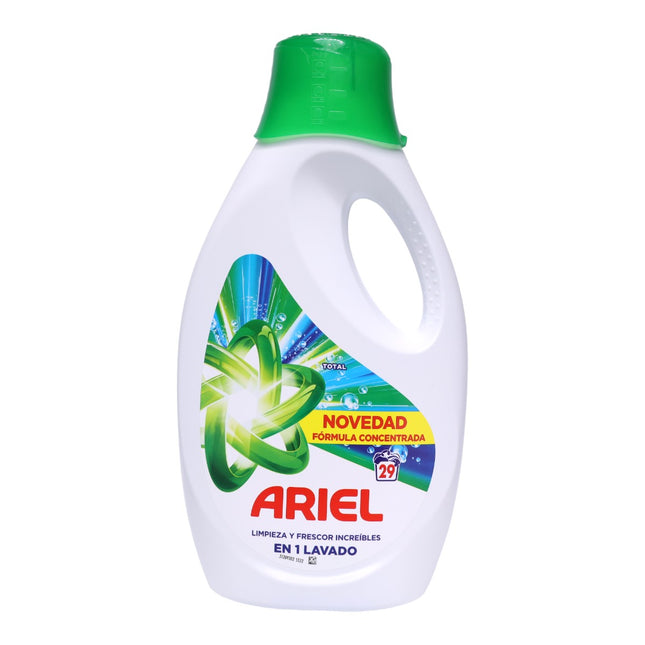 Ariel Detergente Líquido Concentrado 1305 ml – 29 Lavados, Limpieza y Frescor Increíbles en 1 Lavado