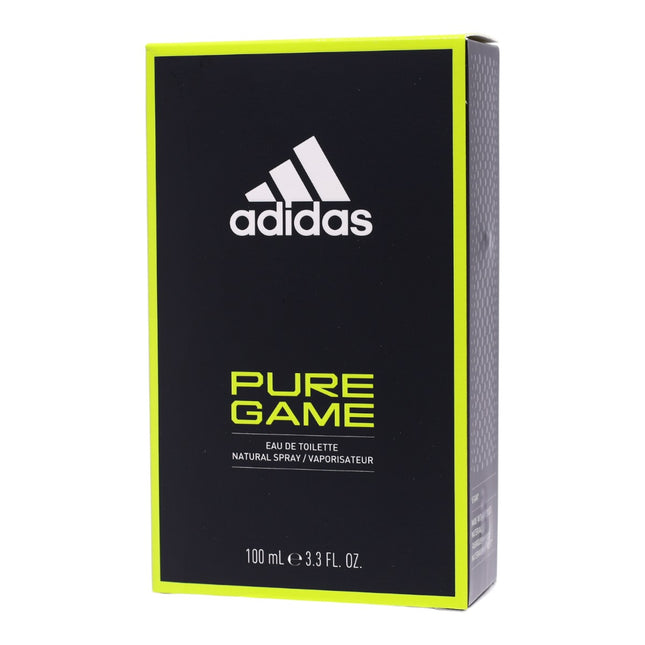 Adidas Pure Game Eau de Toilette Hombre 100 ml | Fragancia profunda y aromática con aceite esencial cítrico | Fórmula vegana