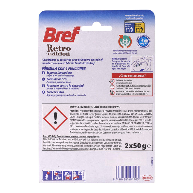 Bref WC Colgador Retro 70’s & 80’s Retro Edition Duplo