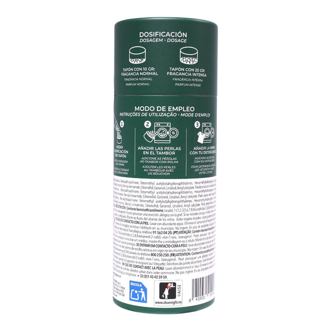 SaniCentro Essence Perlas Perfumadas para la Ropa “Explosión Tropical” – 12 semanas de frescor, intensidad regulable, 200 g