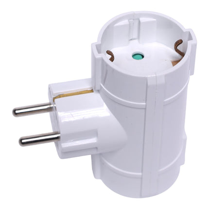 Adaptador enchufe Doble Schuko 16A 250V color blanco