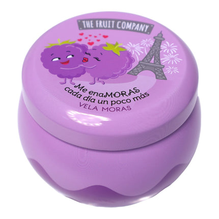 Vela Perfumada The Fruit Company Moras – “Me enaMORAS cada día un poco más” (150 g)