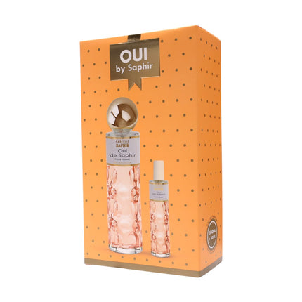 Saphir Oui Eau de Parfum Pack 200 ml + 30 ml – Fragancia femenina floral y frutal