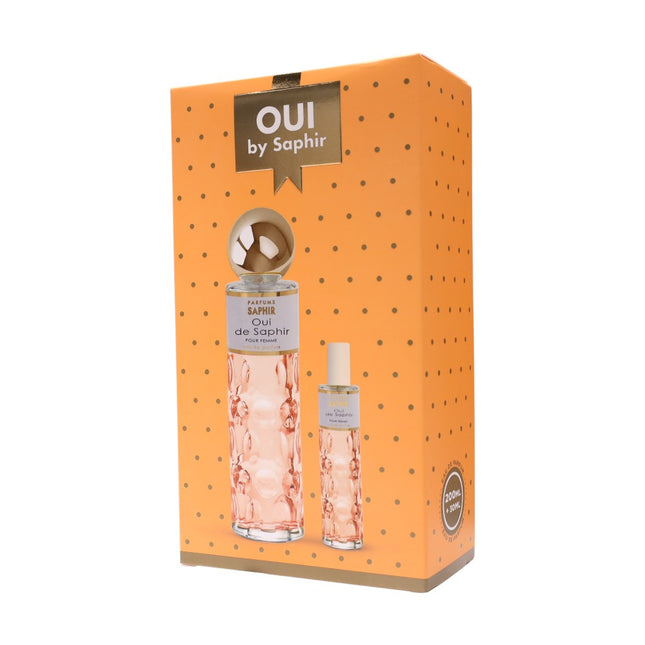 Saphir Oui Eau de Parfum Pack 200 ml + 30 ml – Fragancia femenina floral y frutal