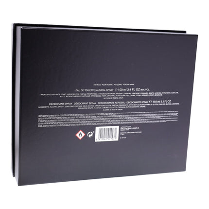 Victorio & Lucchino Esencia V&L Black Set para Hombre – Eau de Toilette 100 ml + Desodorante Spray 150 ml | Aroma intenso amaderado-especiado | Estuche regalo elegante y práctico