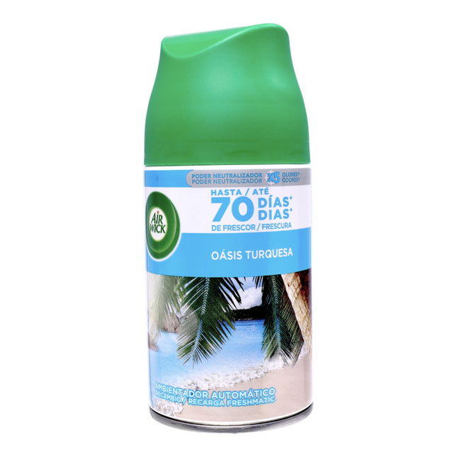 Air Wick Freshmatic Recambio Automático Oásis Turquesa 250 ml – hasta 70 días de frescor marino