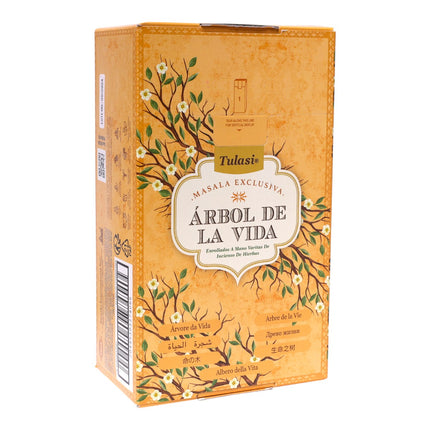Tulasi Árbol de la Vida – Varillas de Incienso Masala Exclusiva, Aroma Equilibrante y Relajante 12 cajitas de 15 gramos