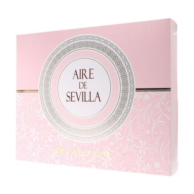 Aire de Sevilla Amara Estuche Mujer – Eau de Toilette 150ml + Gel de Ducha + Crema Corporal Hidratante | Set Regalo Femenino con Fragancia Floral Fresca y Elegante