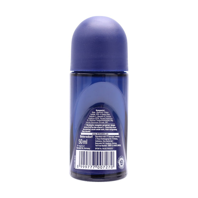 Nivea Men Desodorante Roll-On Dry Impact – Protección 48h Antitranspirante para Hombre, 50 ml