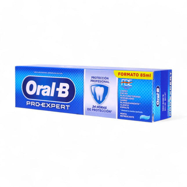 Oral-B Pro-Expert Pasta de Dientes 85 ml – Protección Profesional 24H contra Caries, Placa y Sarro, con Menta Refrescante