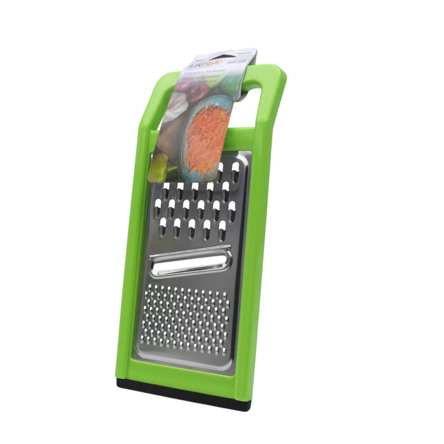 Rallador Multifuncional de Acero Inoxidable y ABS - Perfecto para Todo Tipo de Alimentos