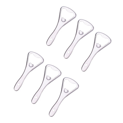 Abrebotellas Plateado 9 x 3,5 cm Pack 6 unidades